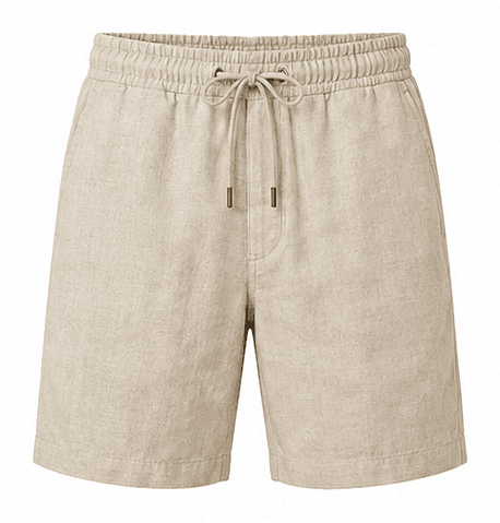 Linen shorts cutout